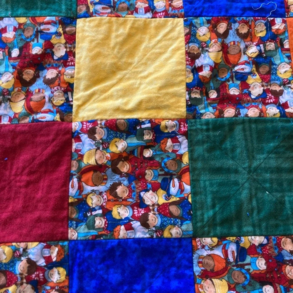 New rag quilt 55” x 41” - Picture 4 of 4